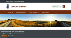 Desktop Screenshot of comune.strevi.al.it